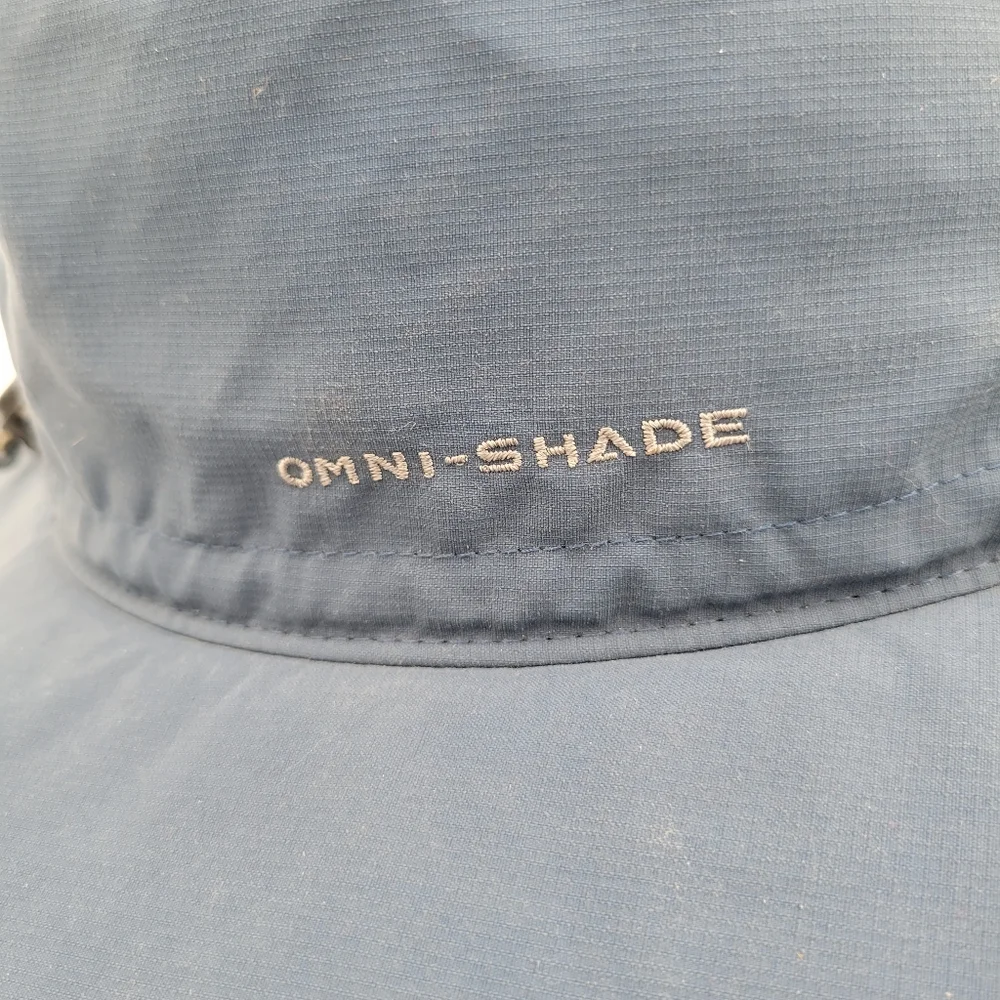 Youth Columbia Titanium Omi-Shade Bucket Hat Navy One Size Unisex - Picture 4 of 10